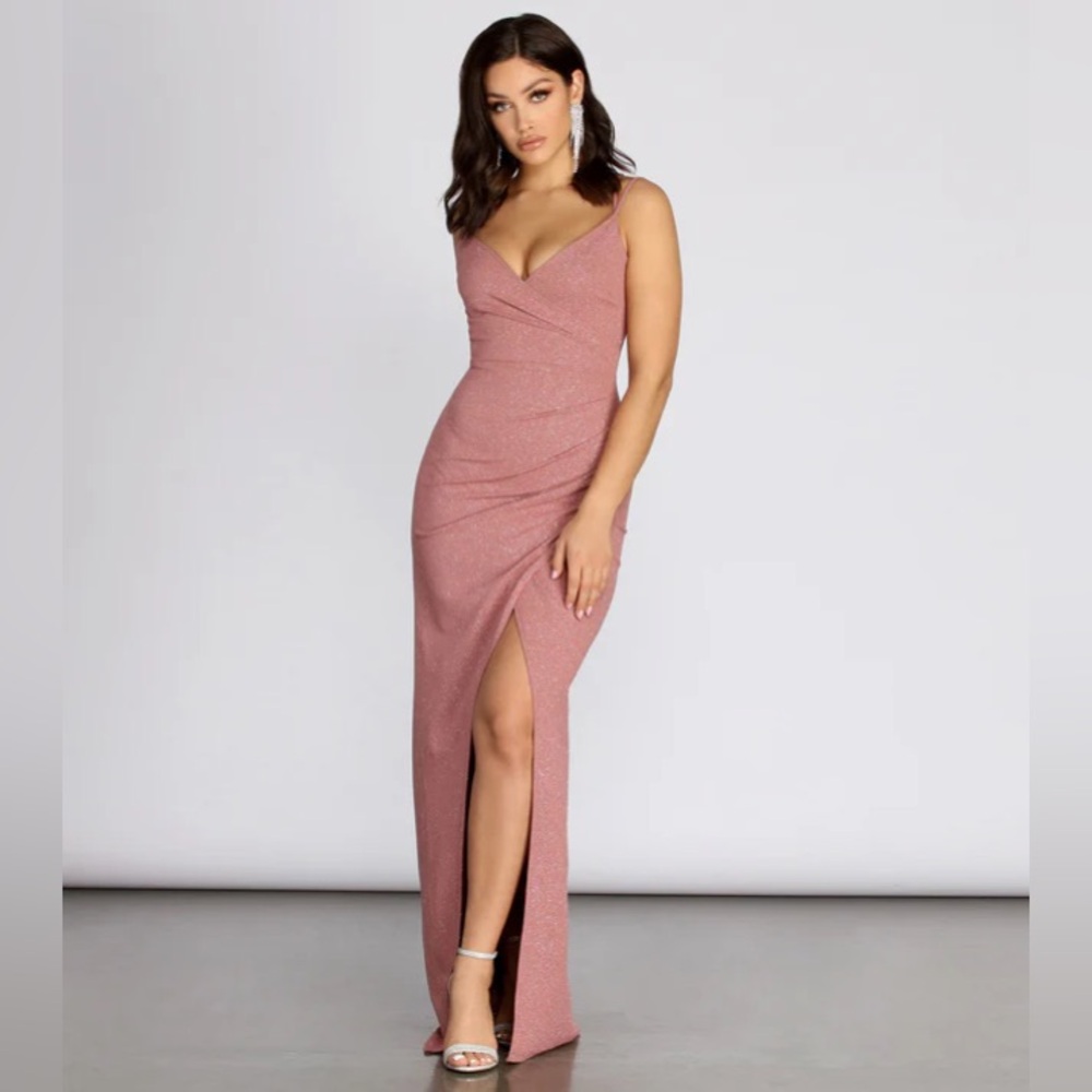 Windsor Sparkly Deco Rose Dress